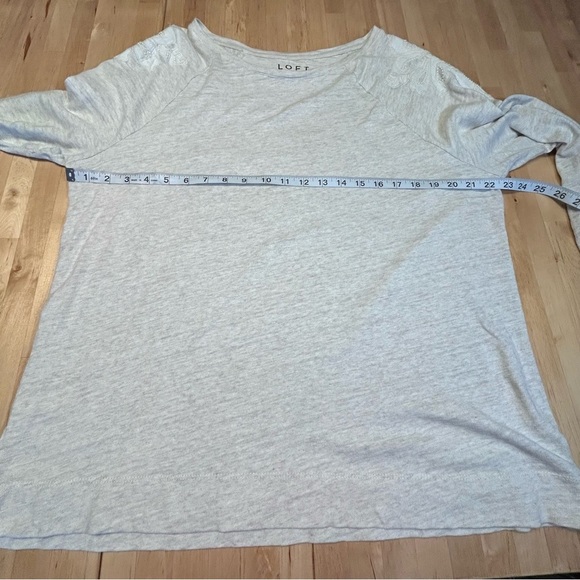 Loft Light Gray with White Embroidered Sleeves - Picture 7 of 10